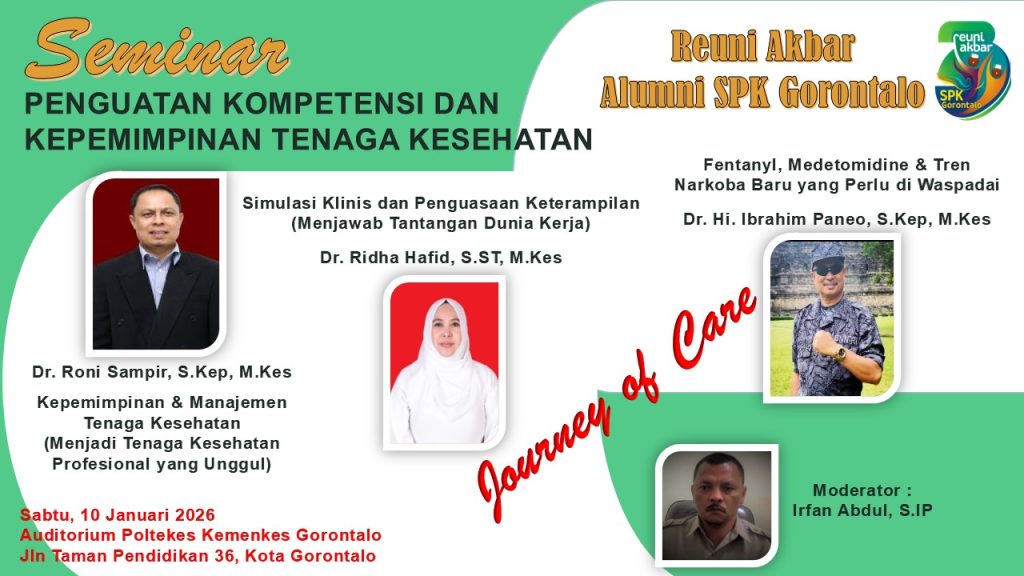 Reuni Akbar Alumni SPK Gorontalo 2026 Hadirkan Seminar Penguatan Kompetensi Tenaga Kesehatan
